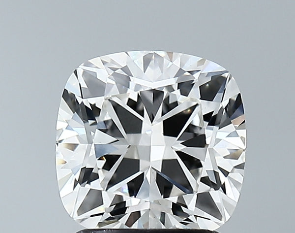 Lab-Grown 1.81 Carat Cushion Brilliant Diamond color F Clarity VS1, precious stones, engagement diamonds