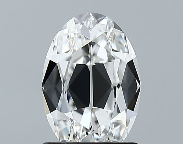 Lab-Grown 1.21 Carat Antique Oval Shape Diamond color F Clarity VVS2 With GIA Certificate, precious stones, engagement diamonds