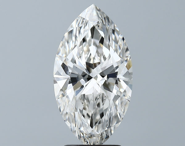 Lab-Grown 2.67 Carat Marquis Shape Diamond color H Clarity VS1 With GIA Certificate, precious stones, engagement diamonds