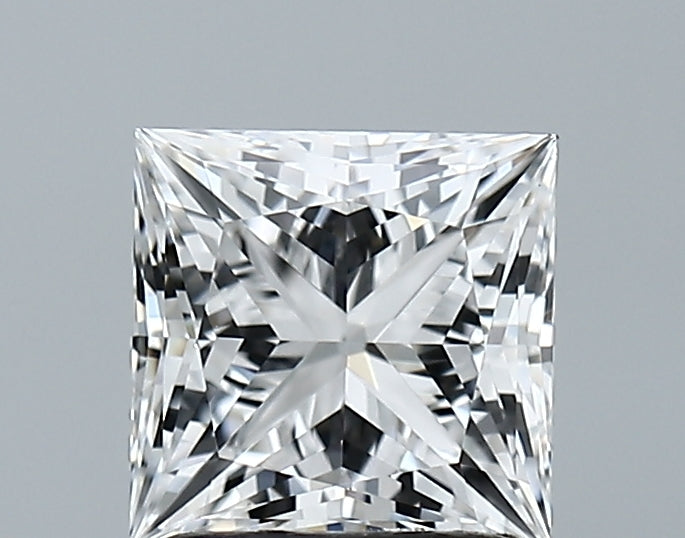 Lab-Grown 1.55 Carat Princess Cut Diamond color D Clarity VS1, precious stones, engagement diamonds