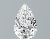 Lab-Grown 0.71 Carat Pear Shape Diamond color F Clarity SI1, precious stones, engagement diamonds