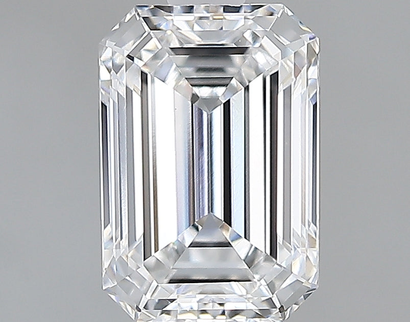 Lab-Grown 1.50 Carat Emerald Cut Diamond color D Clarity VVS2, precious stones, engagement diamonds