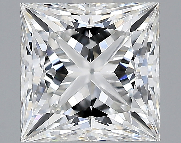 Lab-Grown 2.27 Carat Princess Cut Diamond color E Clarity VVS2, precious stones, engagement diamonds