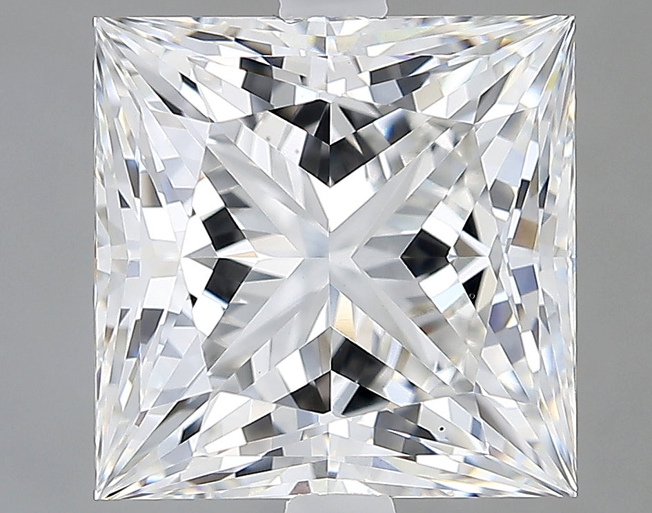 Lab-Grown 4.36 Carat Princess Cut Diamond color E Clarity VVS2, precious stones, engagement diamonds