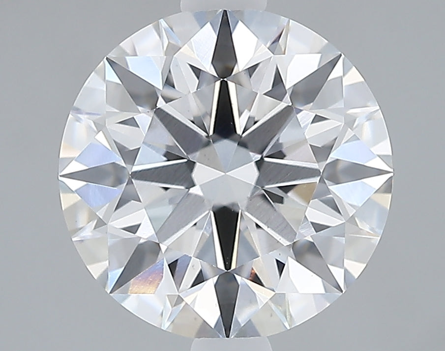 Lab-Grown 2.61 Carat Round Brilliant Diamond color E Clarity VS2 With GIA Certificate, precious stones, engagement diamonds