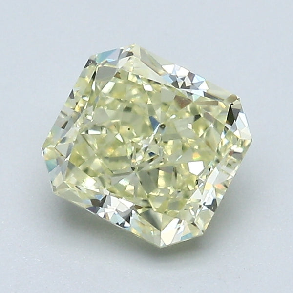 1.30 Carat Radiant Cut Natural Mined Diamond Fancy Light  Yellow Color VS2 Clarity With GIA Certificate, natural diamonds, precious stones, engagement diamonds