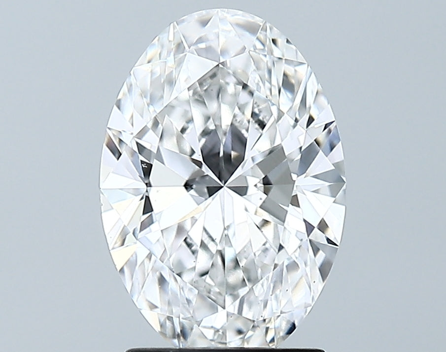Lab-Grown 2.05 Carat Oval Shape Diamond color E Clarity VS2 With GIA Certificate, precious stones, engagement diamonds