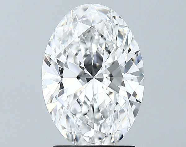 Lab-Grown 2.05 Carat Oval Shape Diamond color E Clarity VS2 With GIA Certificate, precious stones, engagement diamonds