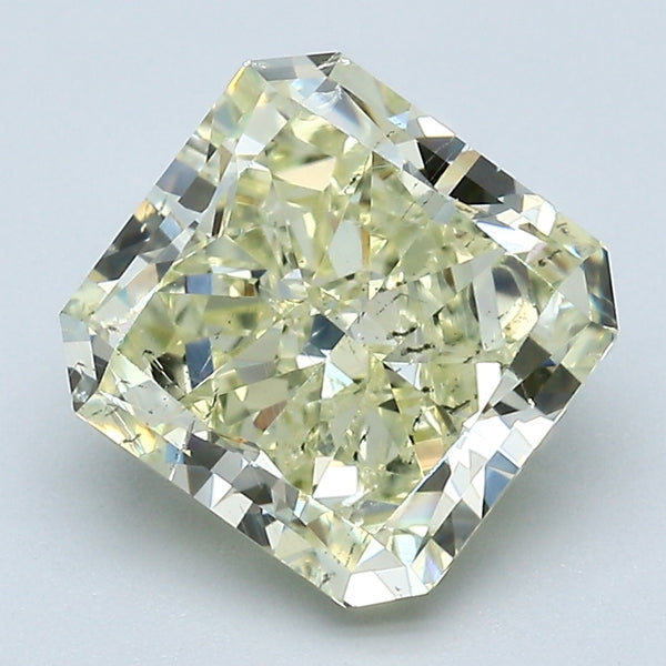 3.32 Carat Radiant Cut Natural Mined Diamond Y Color SI2 Clarity With GIA Certificate, natural diamonds, precious stones, engagement diamonds