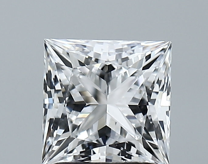Lab-Grown 1.53 Carat Princess Cut Diamond color E Clarity IF, precious stones, engagement diamonds
