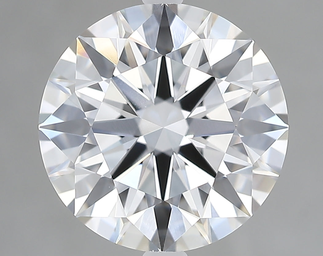 Lab-Grown 4.14 Carat Round Brilliant Diamond color D Clarity VVS2, precious stones, engagement diamonds