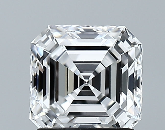 Lab-Grown 1.56 Carat Asscher Cut Diamond color D Clarity VVS2 With GIA Certificate, precious stones, engagement diamonds