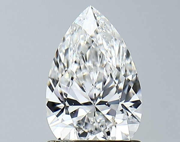 Lab-Grown 1.08 Carat Pear Shape Diamond color D Clarity VS1, precious stones, engagement diamonds
