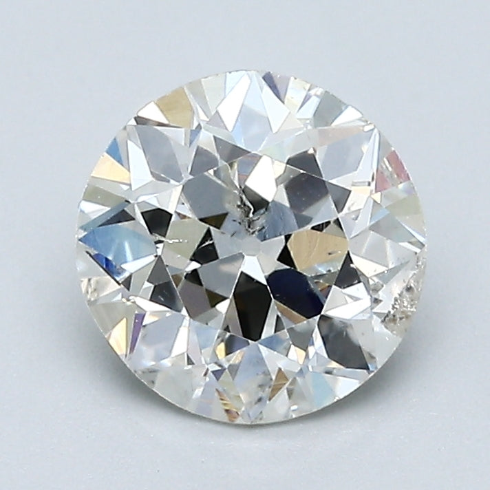 1.37 Carat Old European Cut Antique Natural Mined Diamond J Color I1 Clarity With GIA Certificate, natural diamonds, precious stones, engagement diamonds