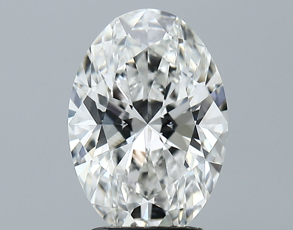 Lab-Grown 2.57 Carat Oval Shape Diamond color F Clarity VS1, precious stones, engagement diamonds