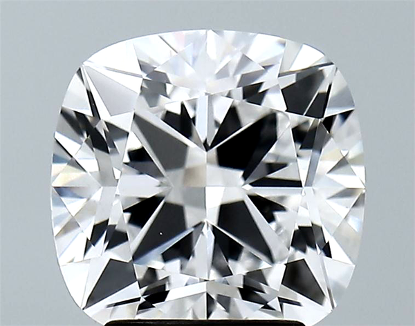 Lab-Grown 3.17 Carat Square Cushion Cut Diamond color D Clarity VS1, precious stones, engagement diamonds