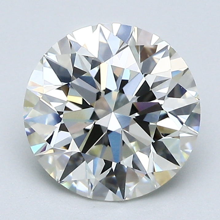 2.09 Carat Round Brilliant Natural Mined Diamond J Color VS1 Clarity With GIA Certificate, natural diamonds, precious stones, engagement diamonds