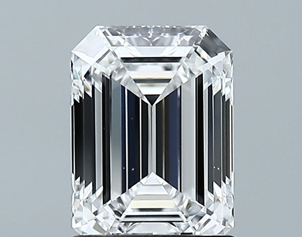 Lab-Grown 1.42 Carat Emerald Cut Diamond color D Clarity VS1 With GIA Certificate, precious stones, engagement diamonds