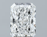 Lab-Grown 2.77 Carat Radiant Cut Diamond color E Clarity VVS2 With GIA Certificate, precious stones, engagement diamonds