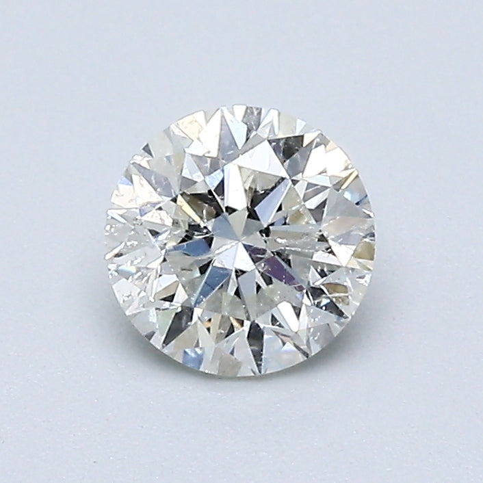 0.72 Carat Round Brilliant Natural Mined Diamond J Color I2 Clarity With GIA Certificate, natural diamonds, precious stones, engagement diamonds