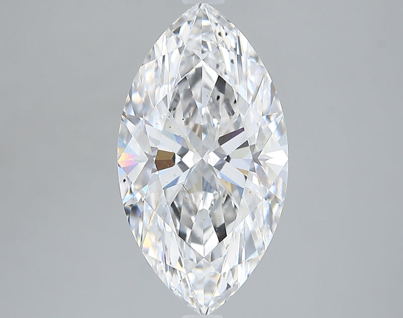 Lab-Grown 3.01 Carat Marquis Shape Diamond color E Clarity SI1 With GIA Certificate, precious stones, engagement diamonds