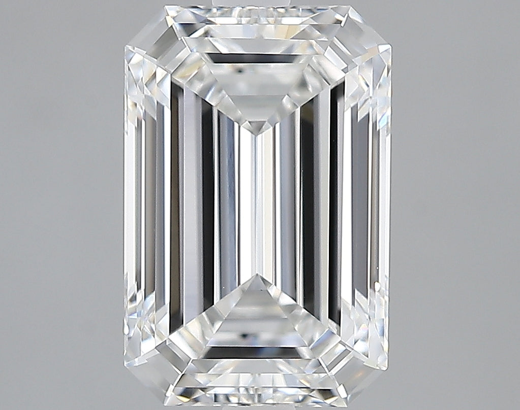 Lab-Grown 2.71 Carat Emerald Cut Diamond color E Clarity VVS2, precious stones, engagement diamonds