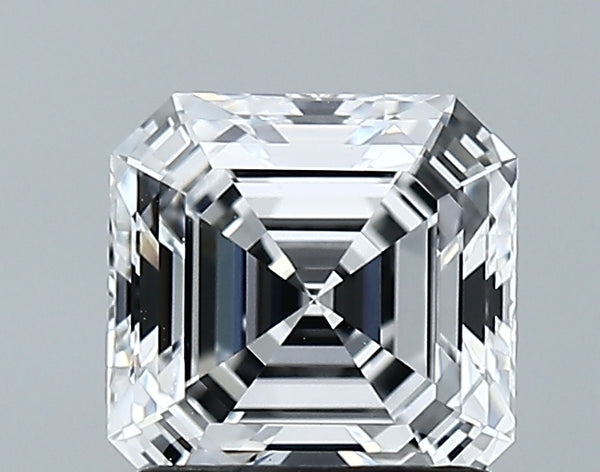 Lab-Grown 1.53 Carat Asscher Cut Diamond color D Clarity VS1 With GIA Certificate, precious stones, engagement diamonds