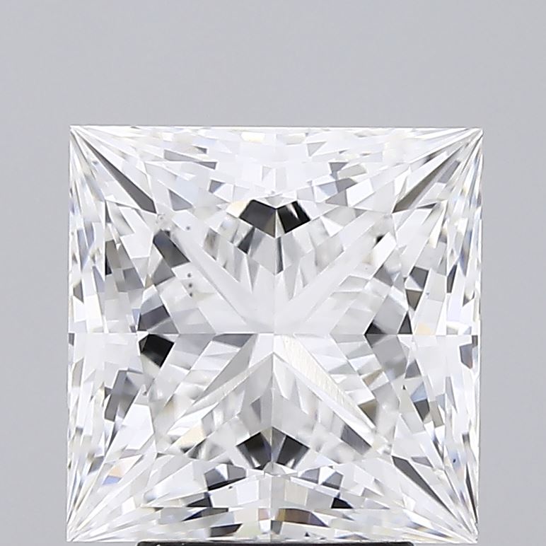 Lab-Grown 4.21 Carat Princess Cut Diamond color E Clarity VS1 With GIA Certificate, precious stones, engagement diamonds