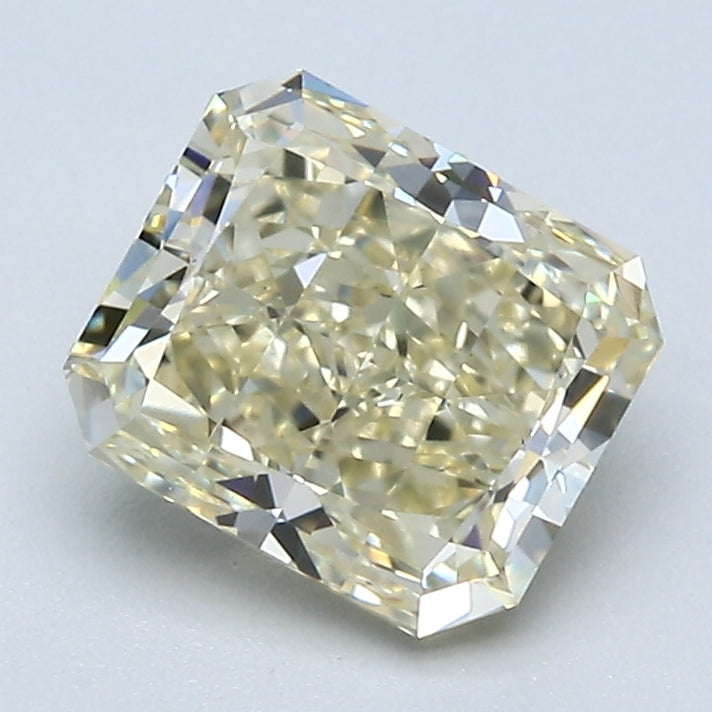1.66 Carat Radiant Cut Diamond color Fancy Light Brownish Yellow Clarity VS1, natural diamonds, precious stones, engagement diamonds