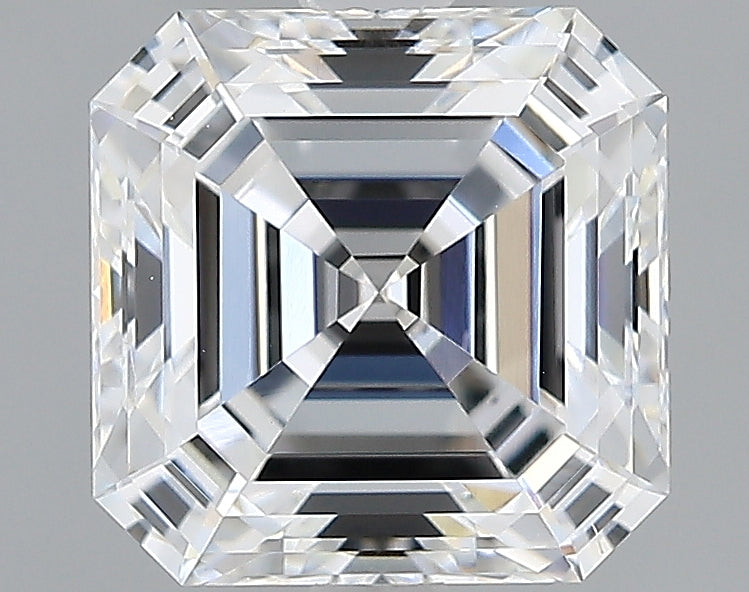 Lab-Grown 2.15 Carat Asscher Cut Diamond color D Clarity VVS2, precious stones, engagement diamonds