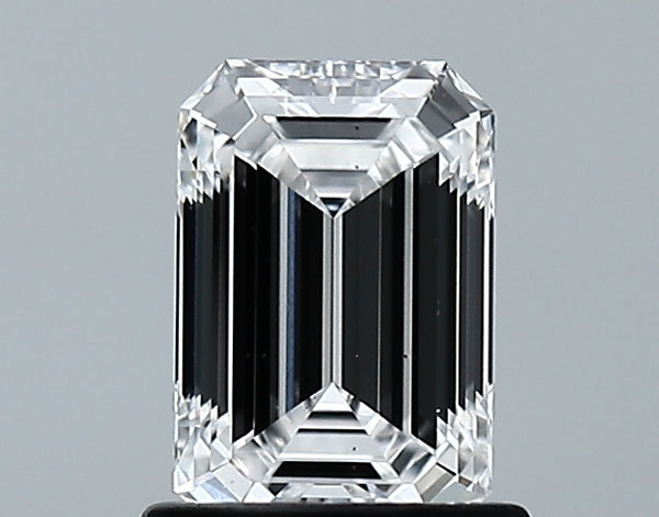 Lab-Grown 1.02 Carat Emerald Cut Diamond color D Clarity VS2 With GIA Certificate, precious stones, engagement diamonds