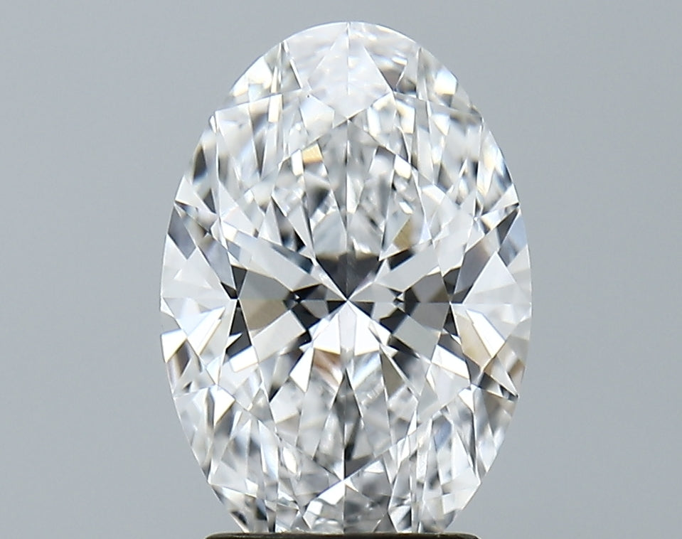 Lab-Grown 2.72 Carat Oval Shape Diamond color D Clarity VVS2 With GIA Certificate, precious stones, engagement diamonds