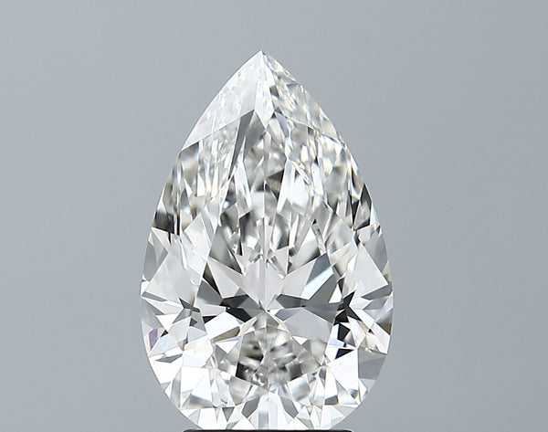 Lab-Grown 3.00 Carat Pear Shape Diamond color G Clarity VS1 With GIA Certificate, precious stones, engagement diamonds