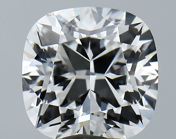 Lab-Grown 5.32 Carat Square Cushion Cut Diamond color E Clarity VVS2, precious stones, engagement diamonds