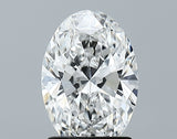 Lab-Grown 1.57 Carat Oval Shape Diamond color E Clarity VVS2, precious stones, engagement diamonds