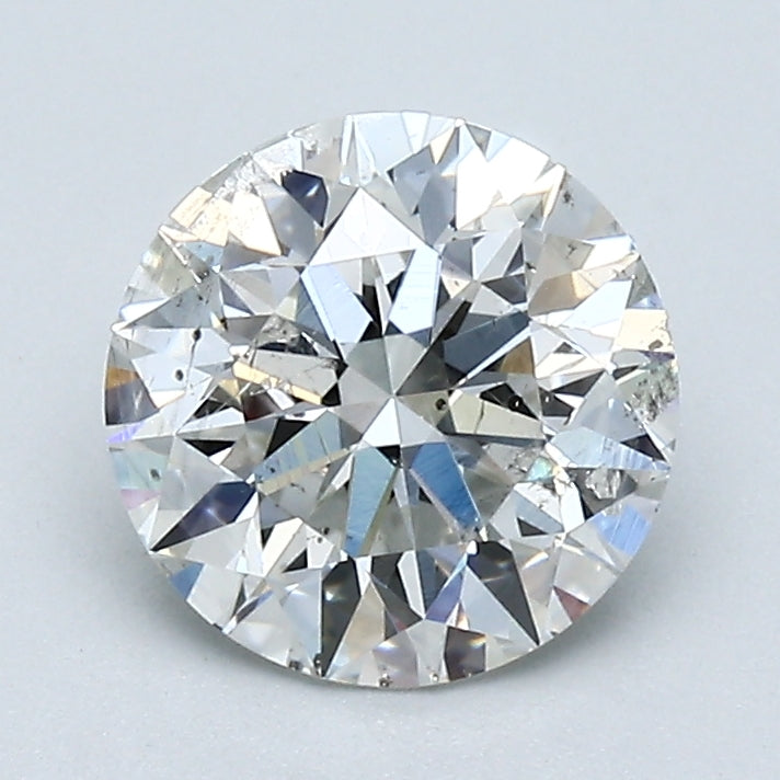 1.53 Carat Round Brilliant Diamond color G Clarity I2, natural diamonds, precious stones, engagement diamonds