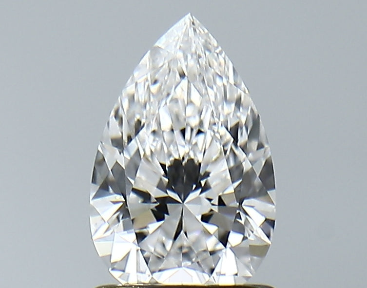 Lab-Grown 1.04 Carat Pear Shape Diamond color D Clarity VVS1 With GIA Certificate, precious stones, engagement diamonds