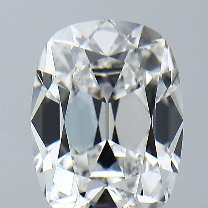 Lab-Grown 2.65 Carat Antique Cushion Cut Diamond color E Clarity VVS2, precious stones, engagement diamonds