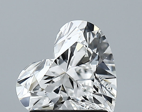 Lab-Grown 1.35 Carat Heart Shape Diamond color E Clarity VS1 With GIA Certificate, precious stones, engagement diamonds