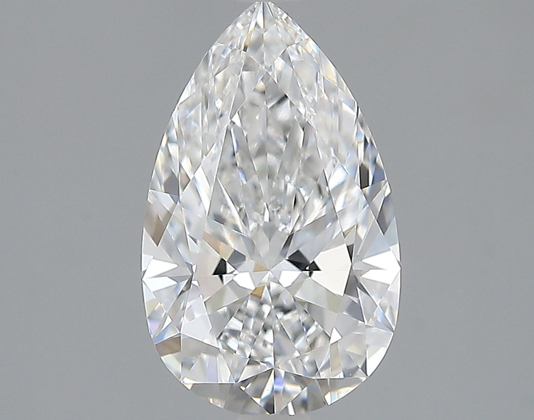 Lab-Grown 1.51 Carat Pear Shape Diamond color E Clarity VVS2, precious stones, engagement diamonds