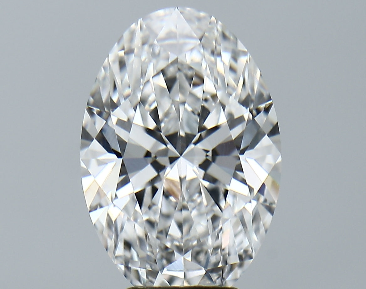 Lab-Grown 5.11 Carat Oval Shape Diamond color E Clarity VVS2 With GIA Certificate, precious stones, engagement diamonds