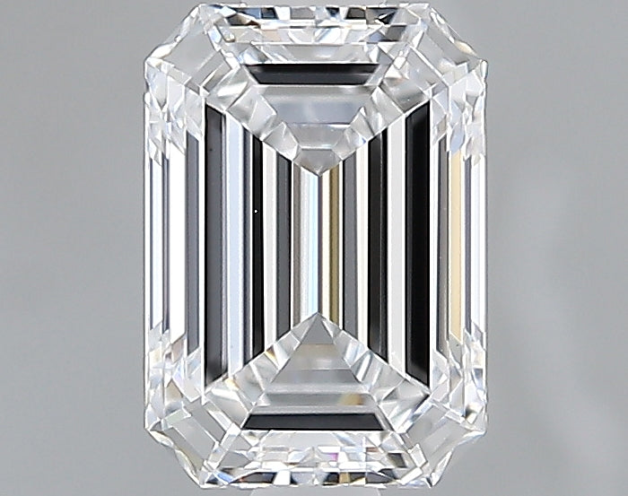 Lab-Grown 1.00 Carat Emerald Cut Diamond color D Clarity VVS2, precious stones, engagement diamonds