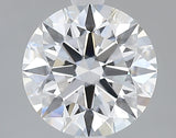 Lab-Grown 1.58 Carat Round Brilliant Diamond color E Clarity VVS2 With GIA Certificate, precious stones, engagement diamonds