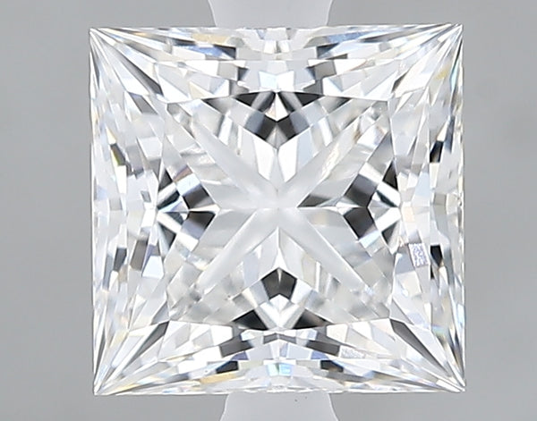 Lab-Grown 1.91 Carat Princess Cut Diamond color E Clarity VVS2 With GIA Certificate, precious stones, engagement diamonds