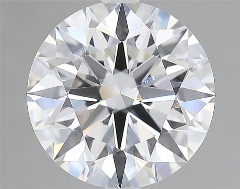 Lab-Grown 3.01 Carat Round Brilliant Diamond color D Clarity VS1, precious stones, engagement diamonds