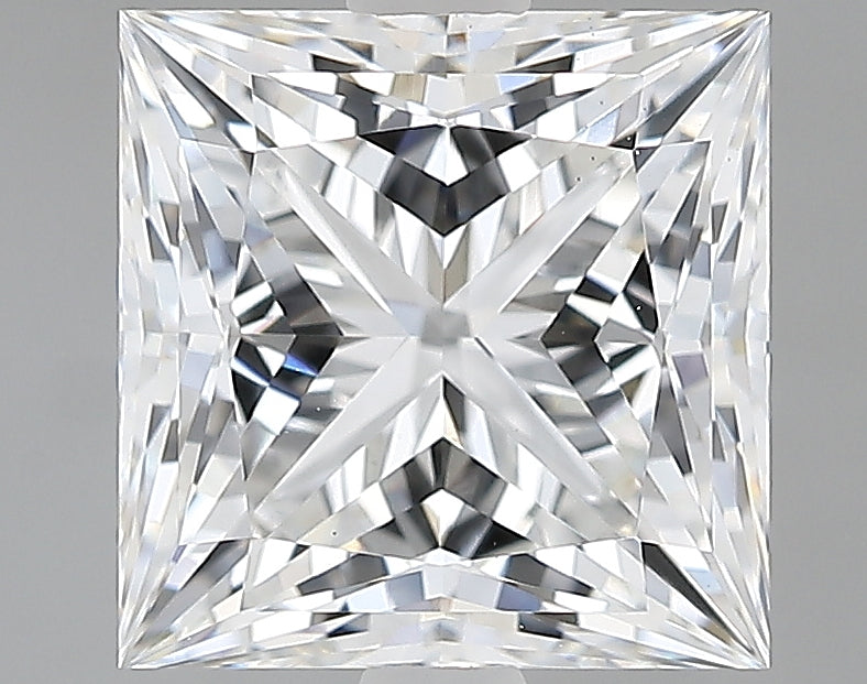 Lab-Grown 2.69 Carat Princess Cut Diamond color E Clarity VS1, precious stones, engagement diamonds