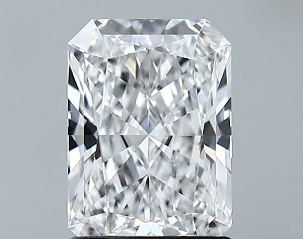 Lab-Grown 1.52 Carat Radiant Cut Diamond color E Clarity VVS2 With GIA Certificate, precious stones, engagement diamonds