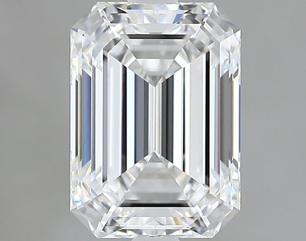 Lab-Grown 2.04 Carat Emerald Cut Diamond color E Clarity VS1 With GIA Certificate, precious stones, engagement diamonds