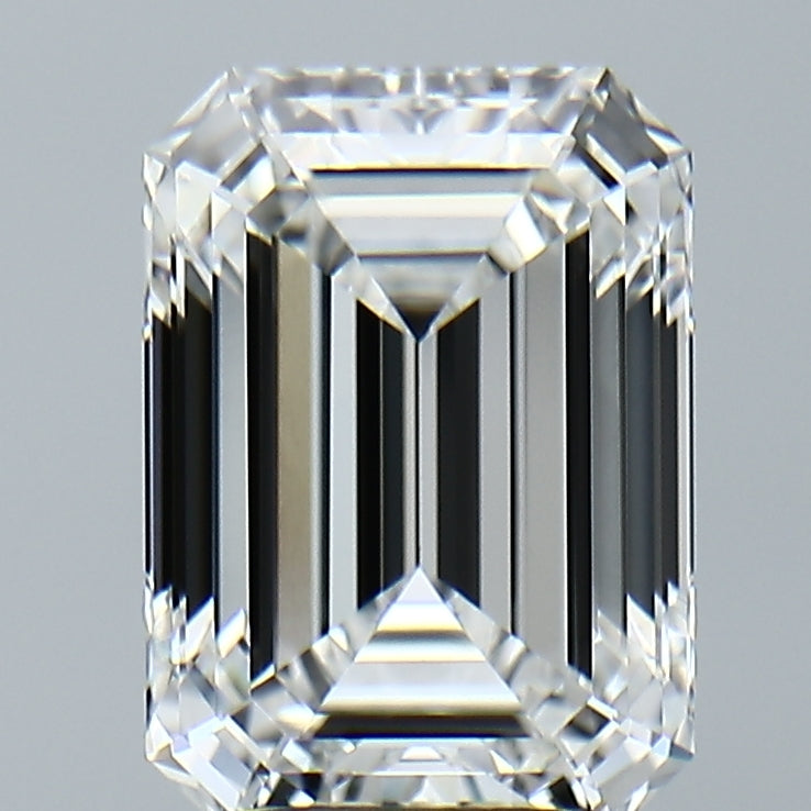 Lab-Grown 3.71 Carat Emerald Cut Diamond color E Clarity VVS1, precious stones, engagement diamonds