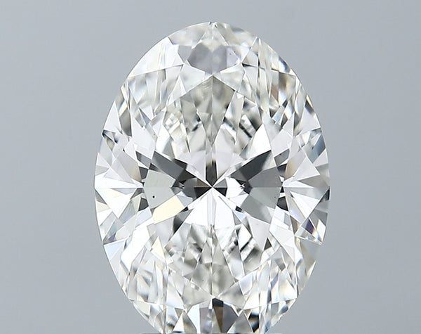 Lab-Grown 4.18 Carat Oval Shape Diamond color H Clarity VS1 With GIA Certificate, precious stones, engagement diamonds